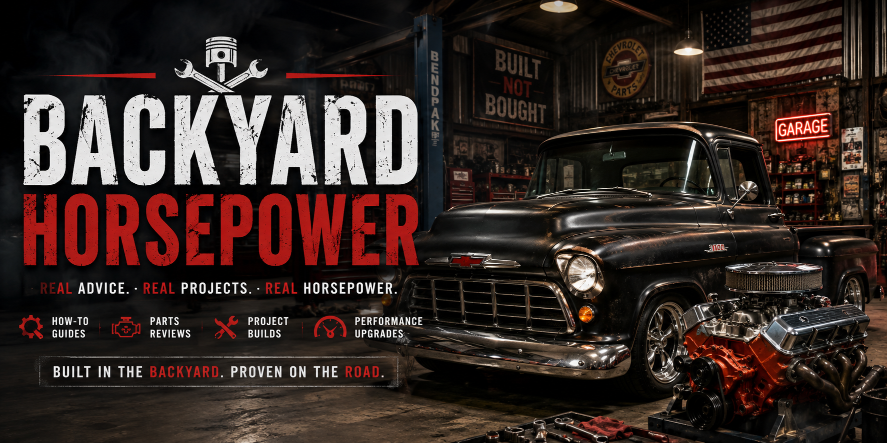 Backyard Horsepower automotive performance, project builds and how-to guide